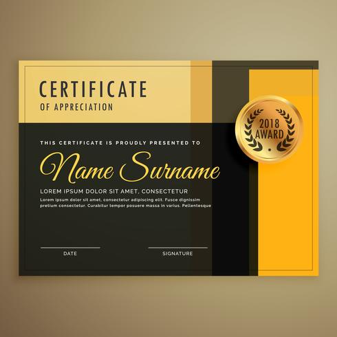 premium certificate design vector template download free vector