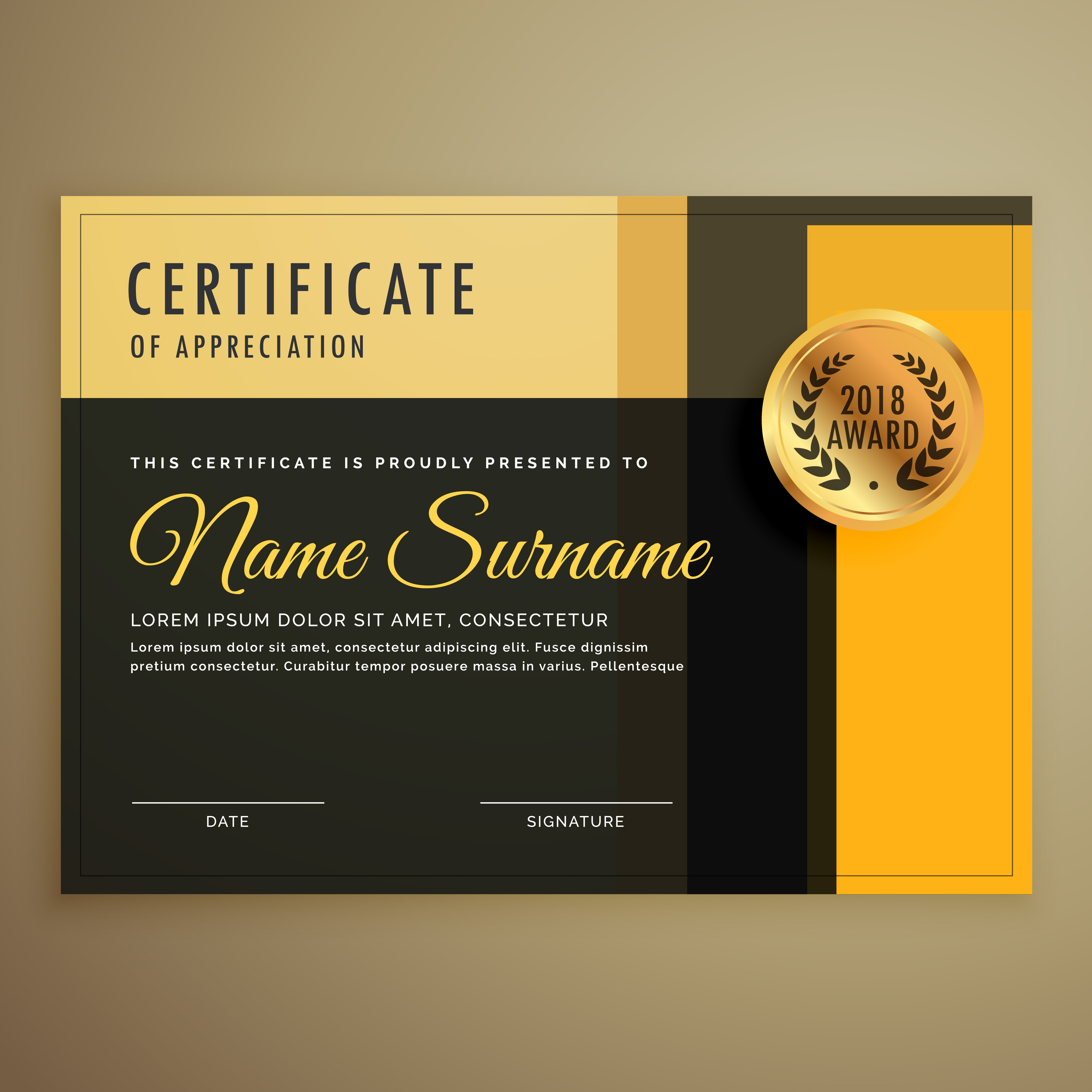 premium certificate design vector template - Download Free ... premium certificate design vector template - Download Free ...