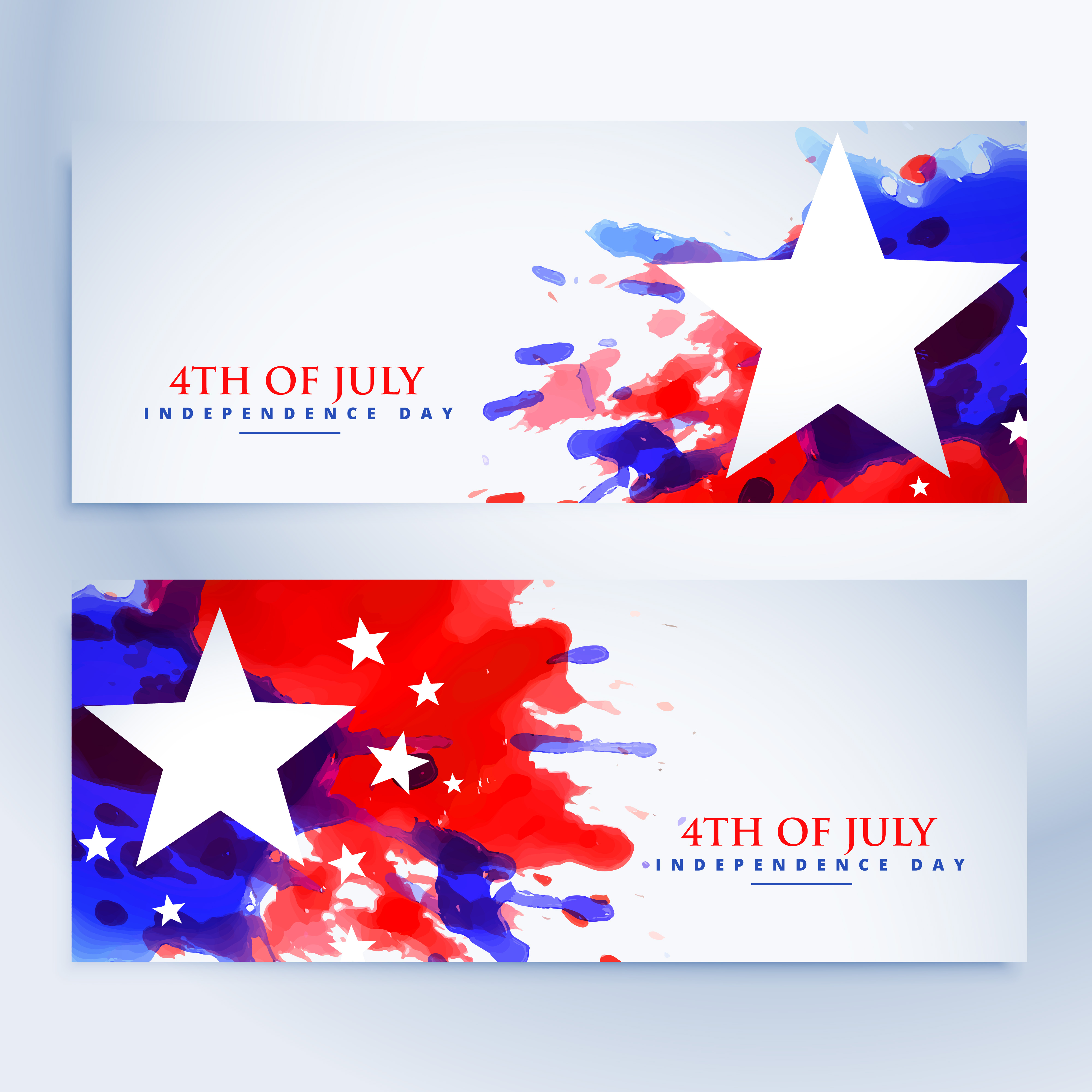 Download american grunge flag banners set - Download Free Vector ...