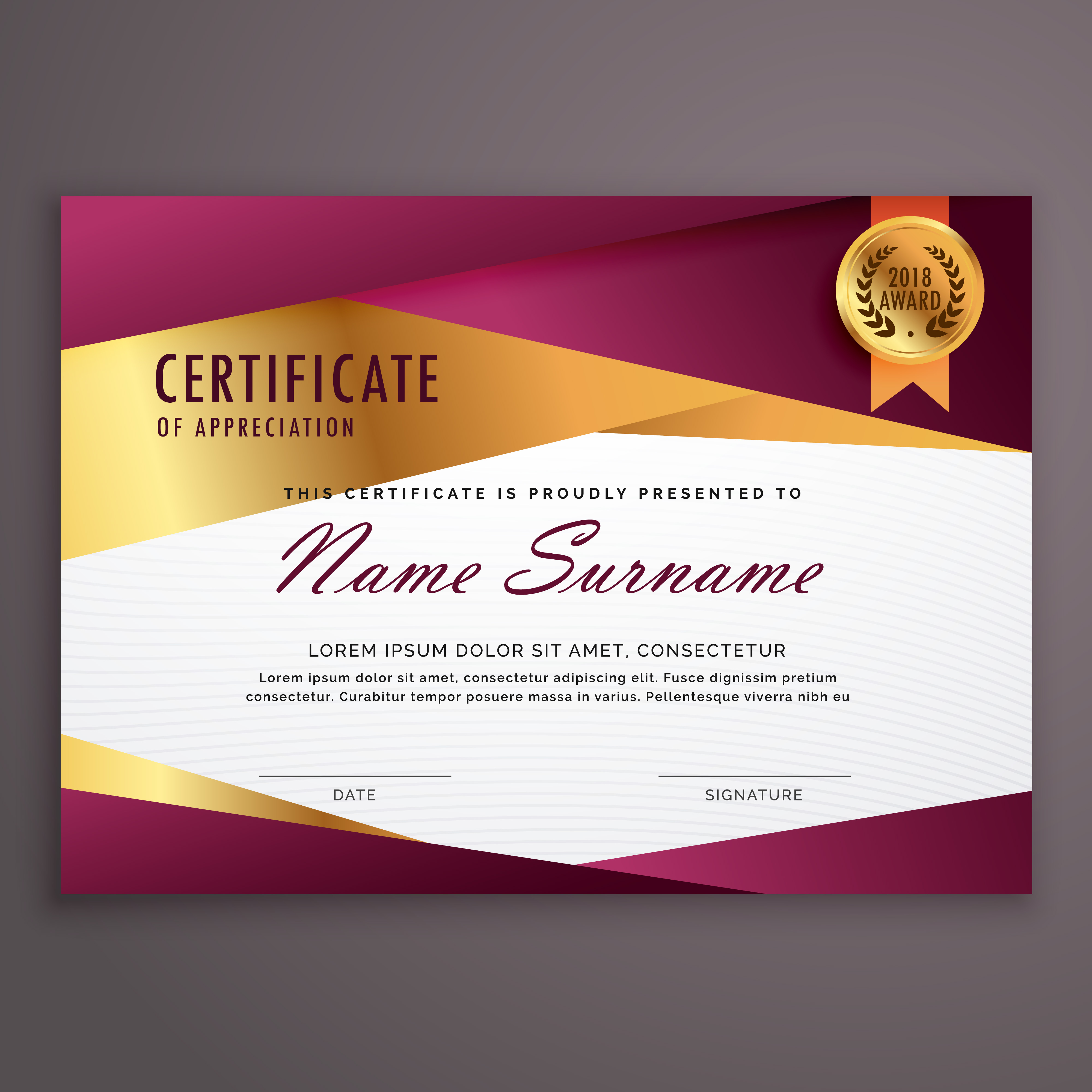 Certificates DesiGN