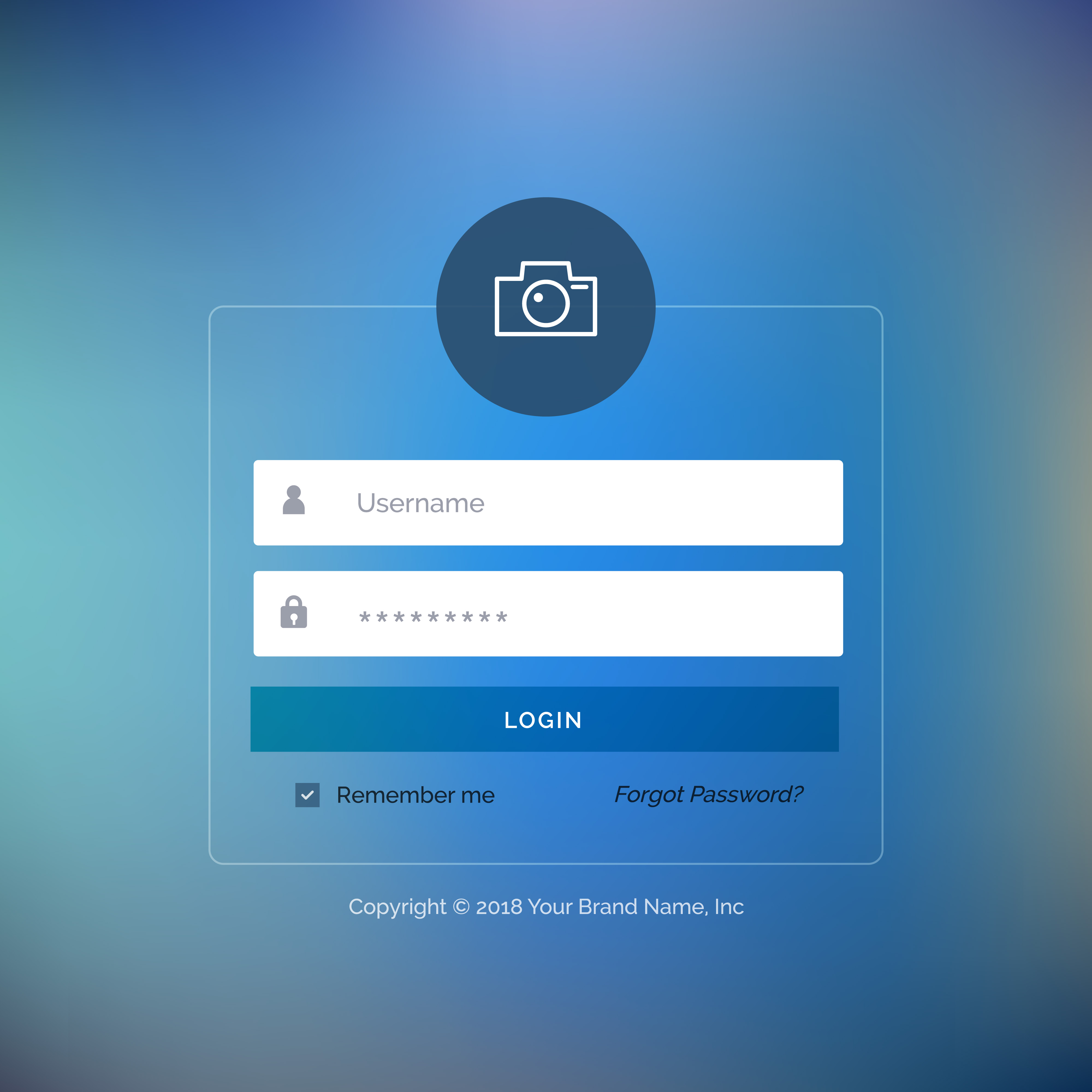 Background For Login Form