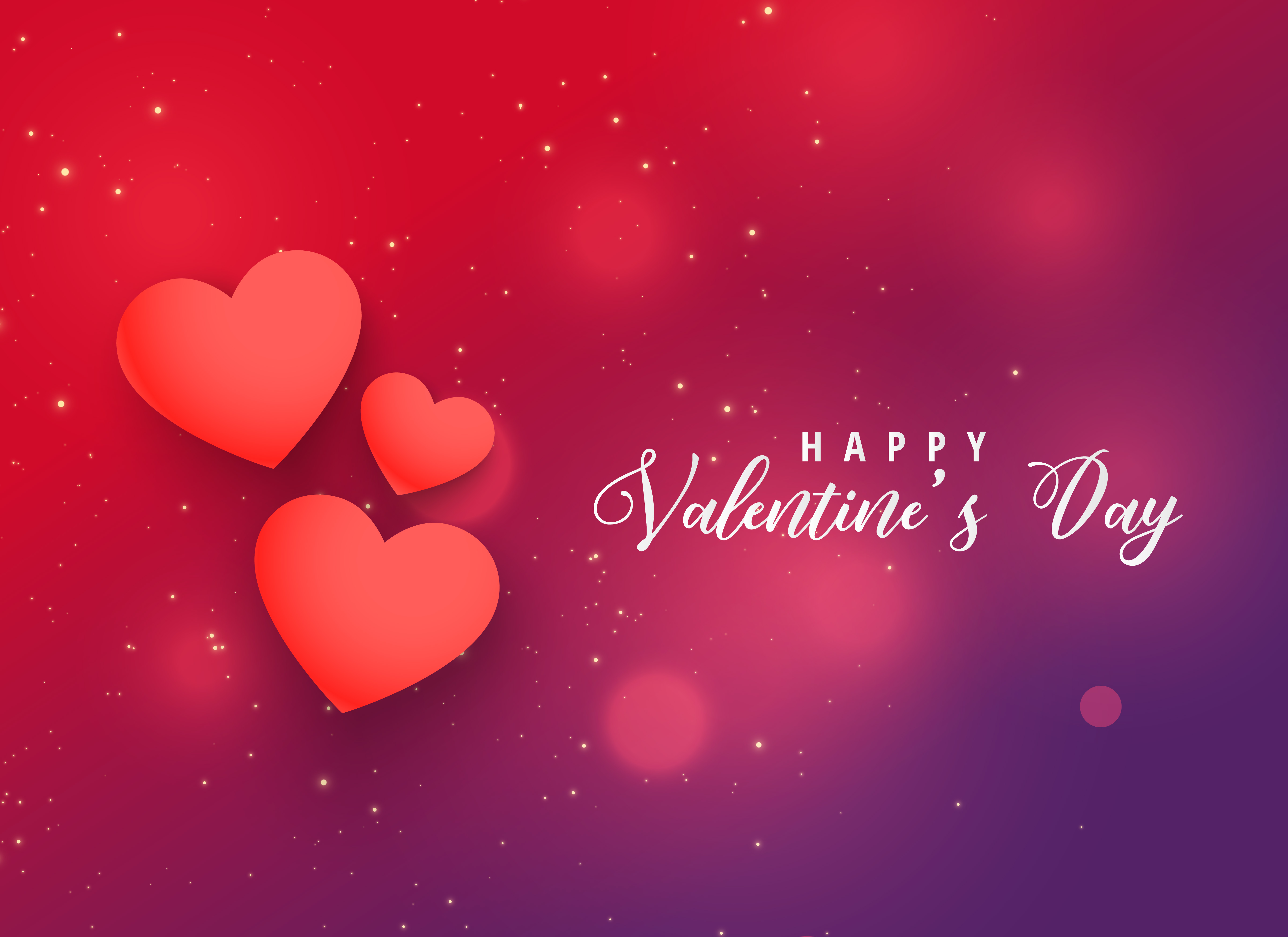 valentine's day red hearts background design - Download Free Vector Art, Stock ...