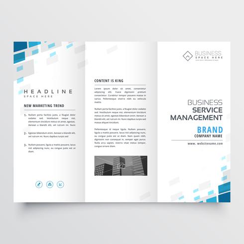 simple trifold business brochure template design free easy brochure templates
