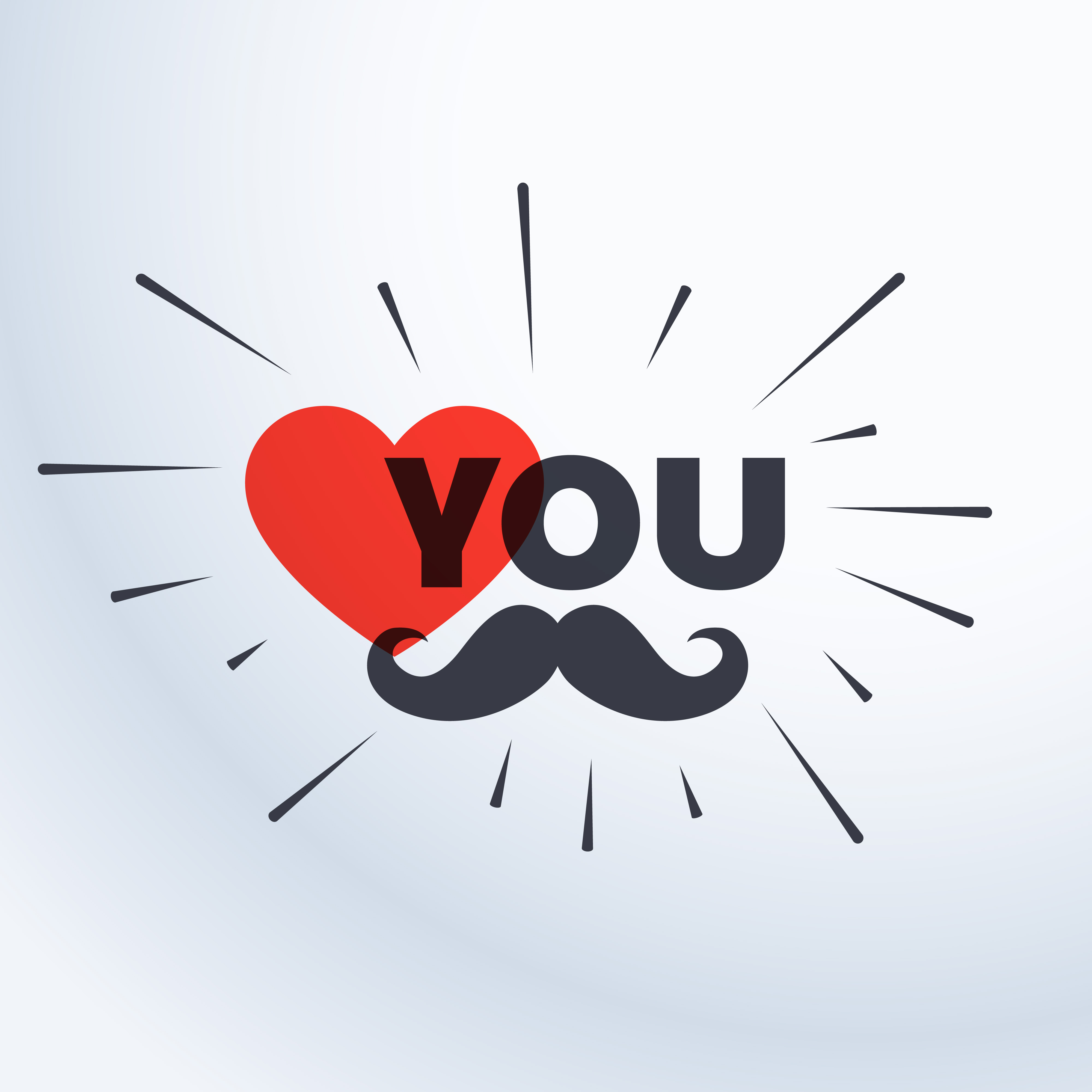 Download love you father card template - Download Free Vector Art ...