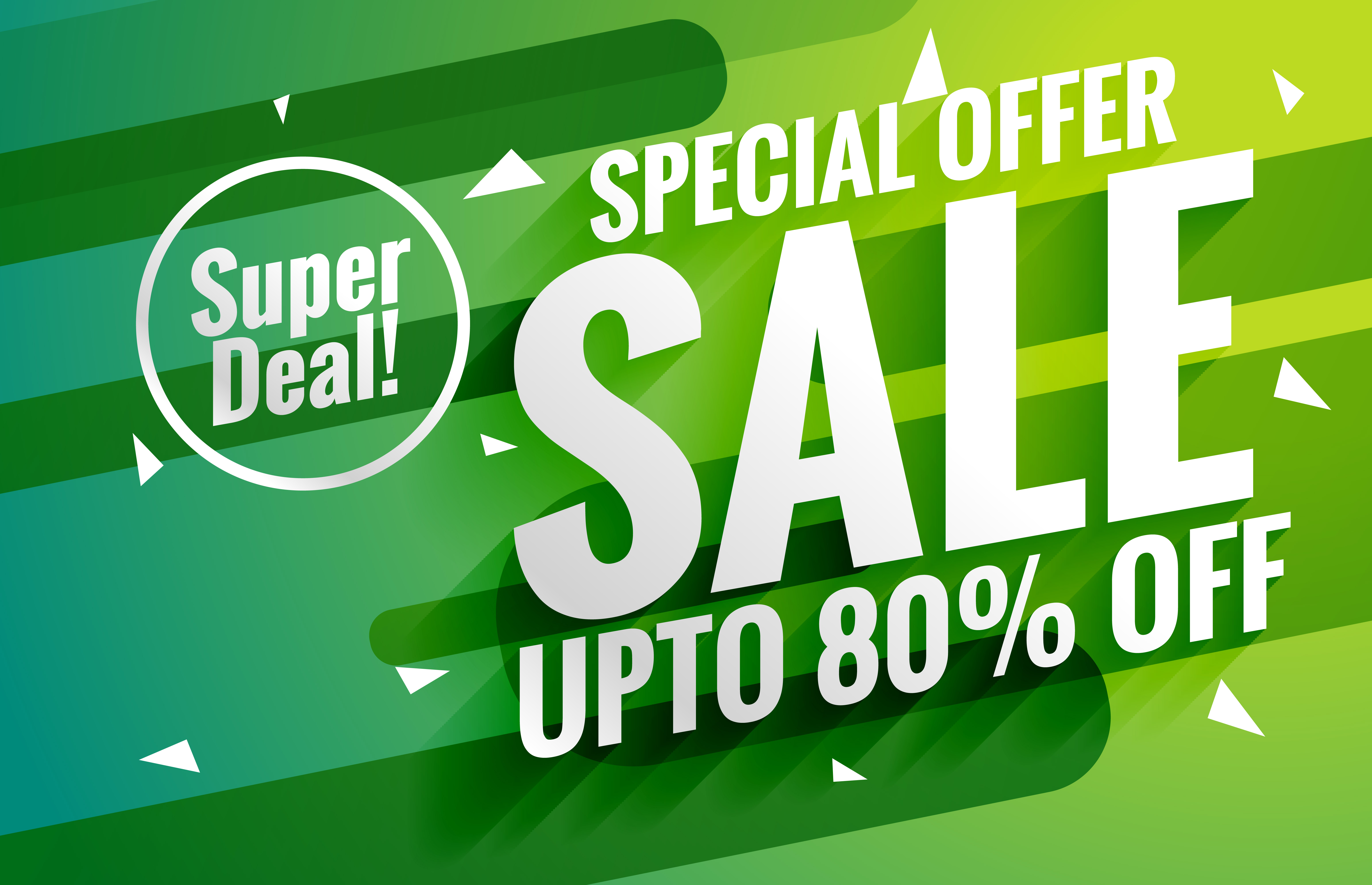 Download awesome green sale banner voucher for marketing design ...
