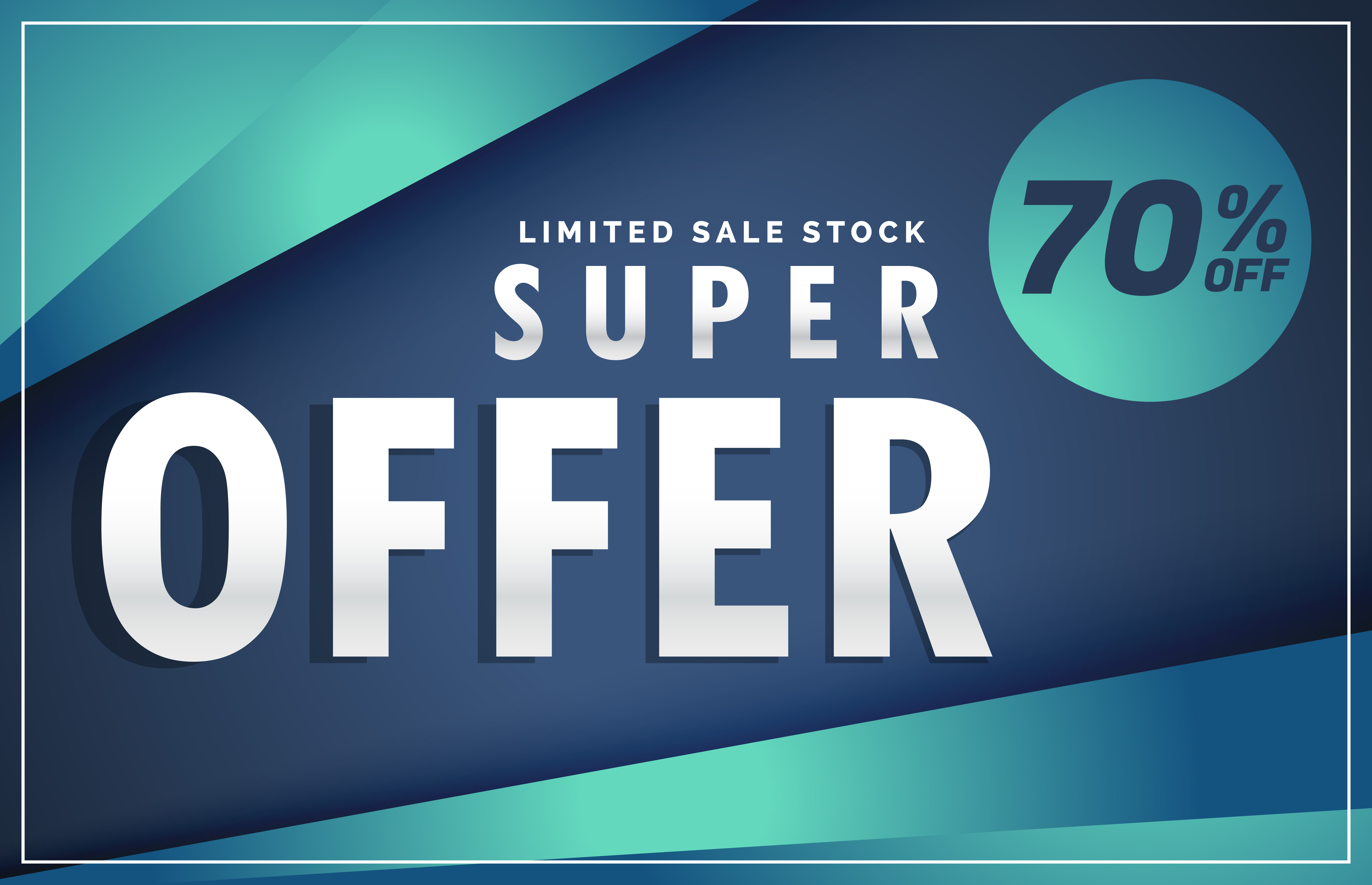 modern offer and sale discount poster voucher template banner de