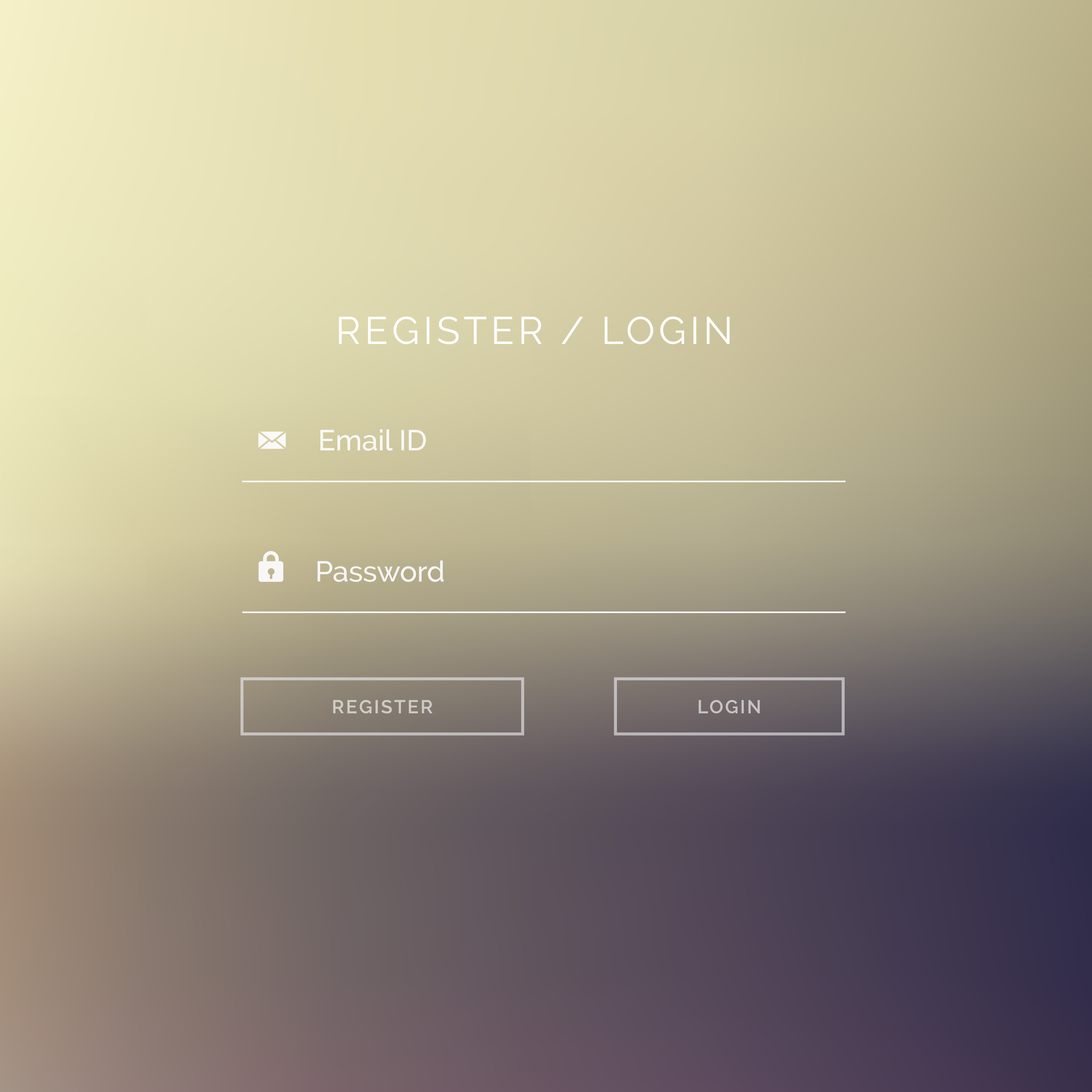 Clean Login Form Template Design On Blurred Background Download Free