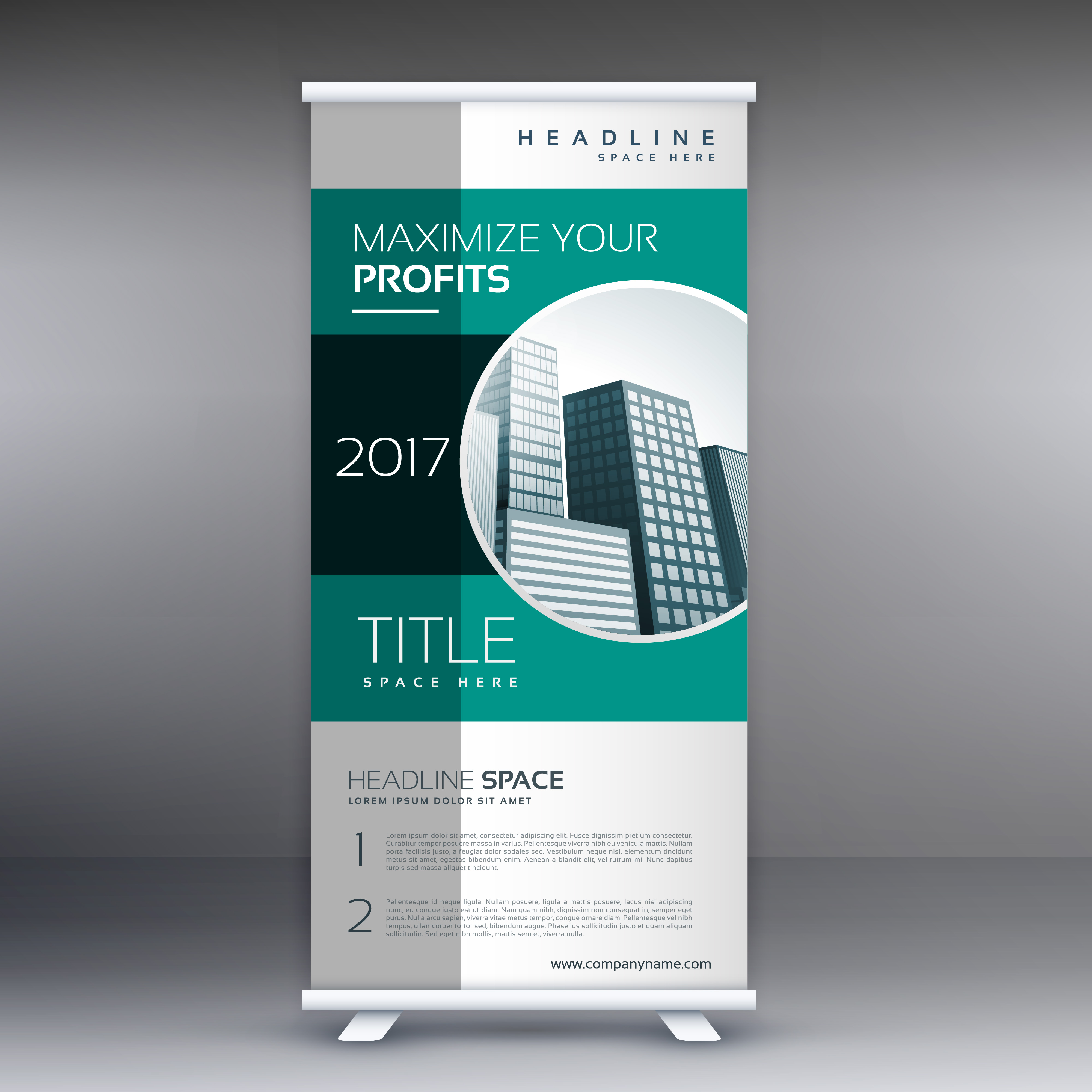 Roll Up Banner Design Ideas