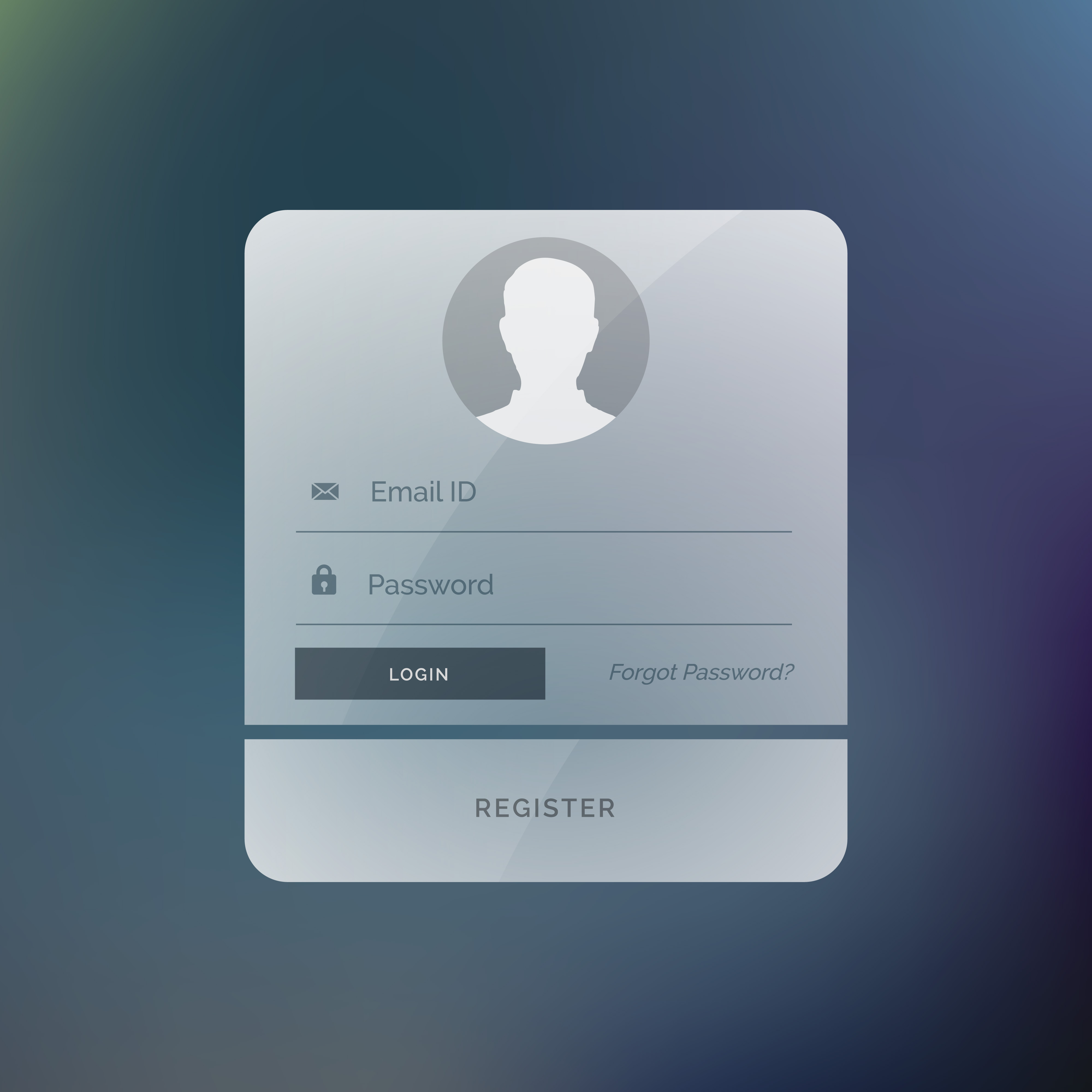 Modern Login Form User Interface Design Template Download Free Vector