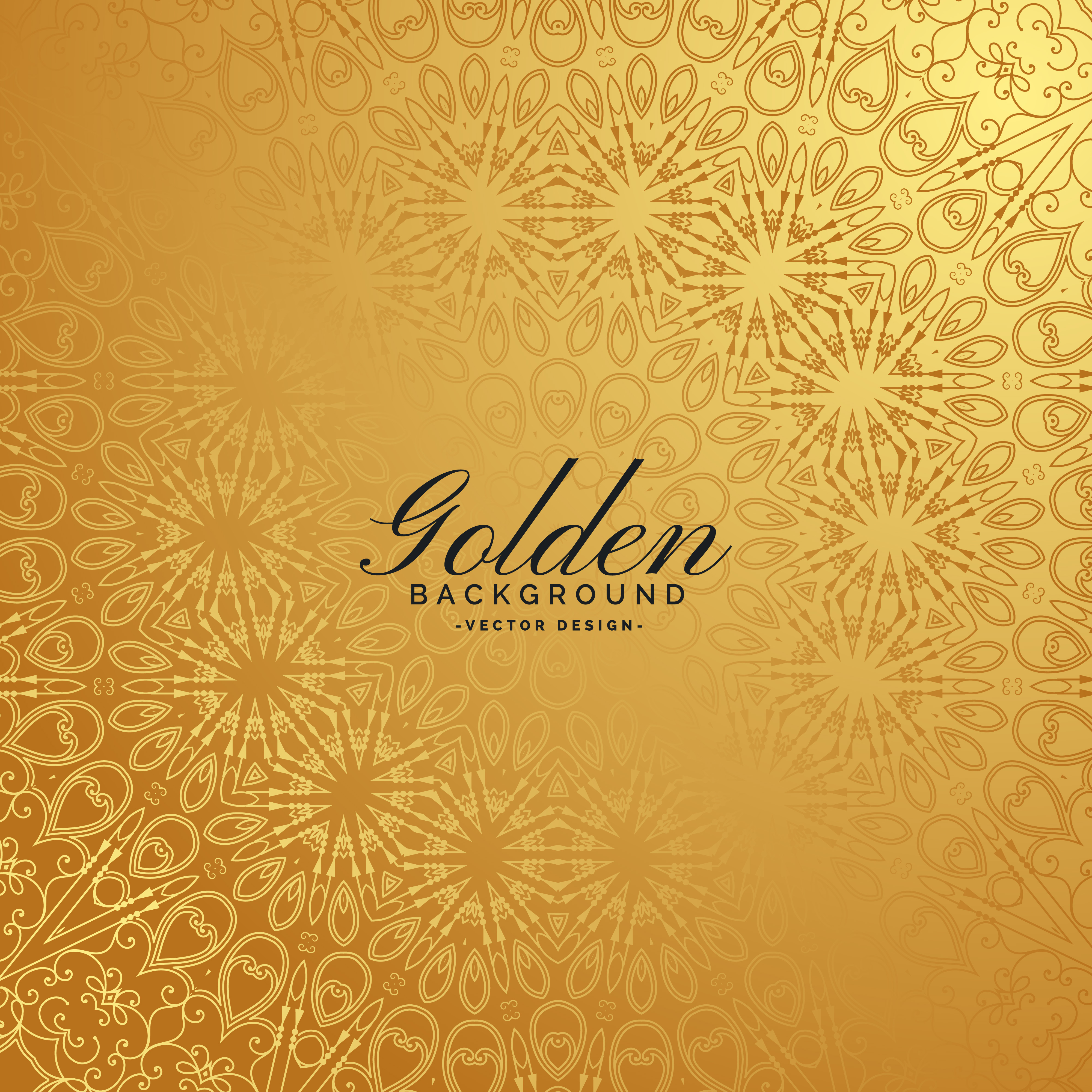 Download golden premium background with pattern design - Download ...