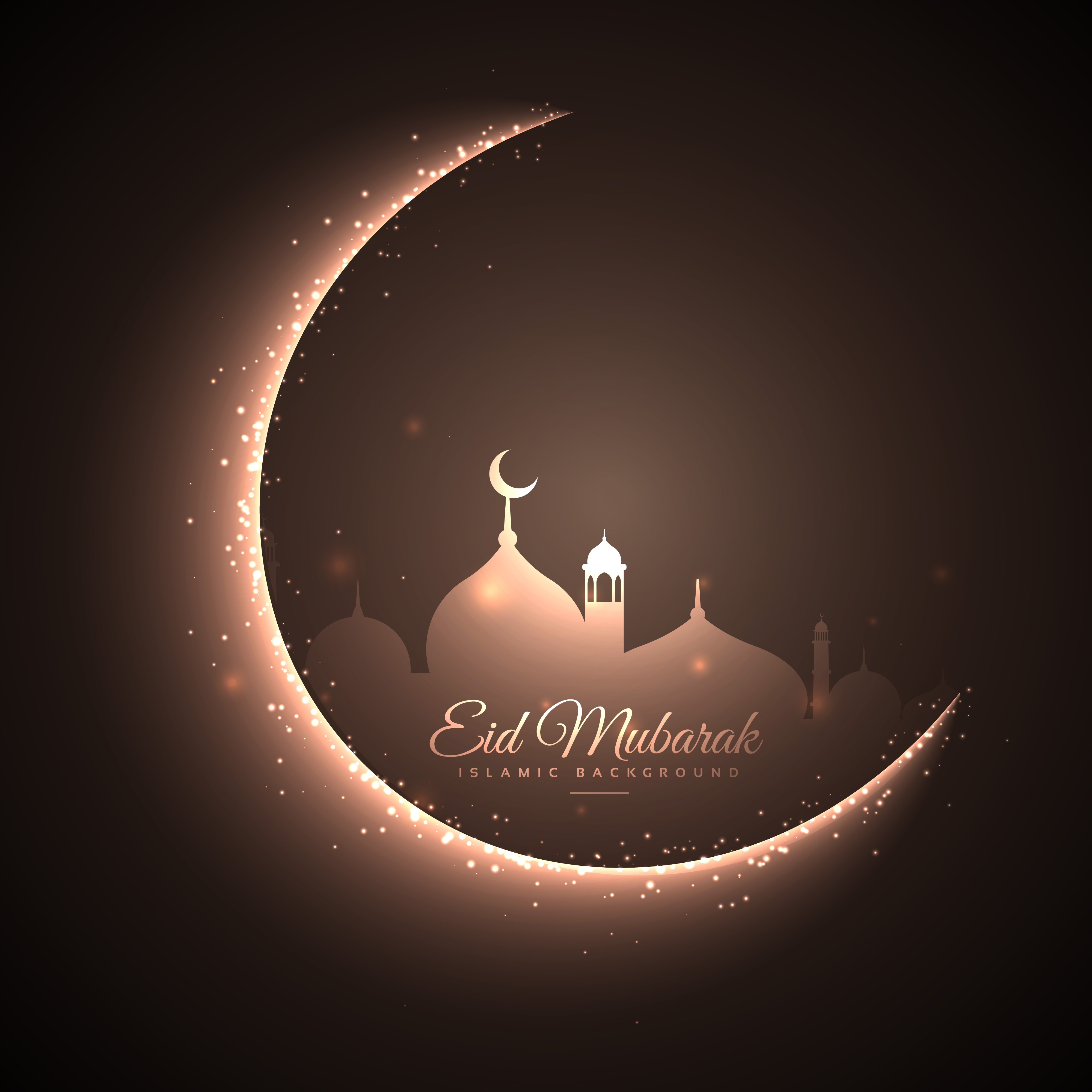 beautiful eid festival greeting Download Free Vector Art, Stock