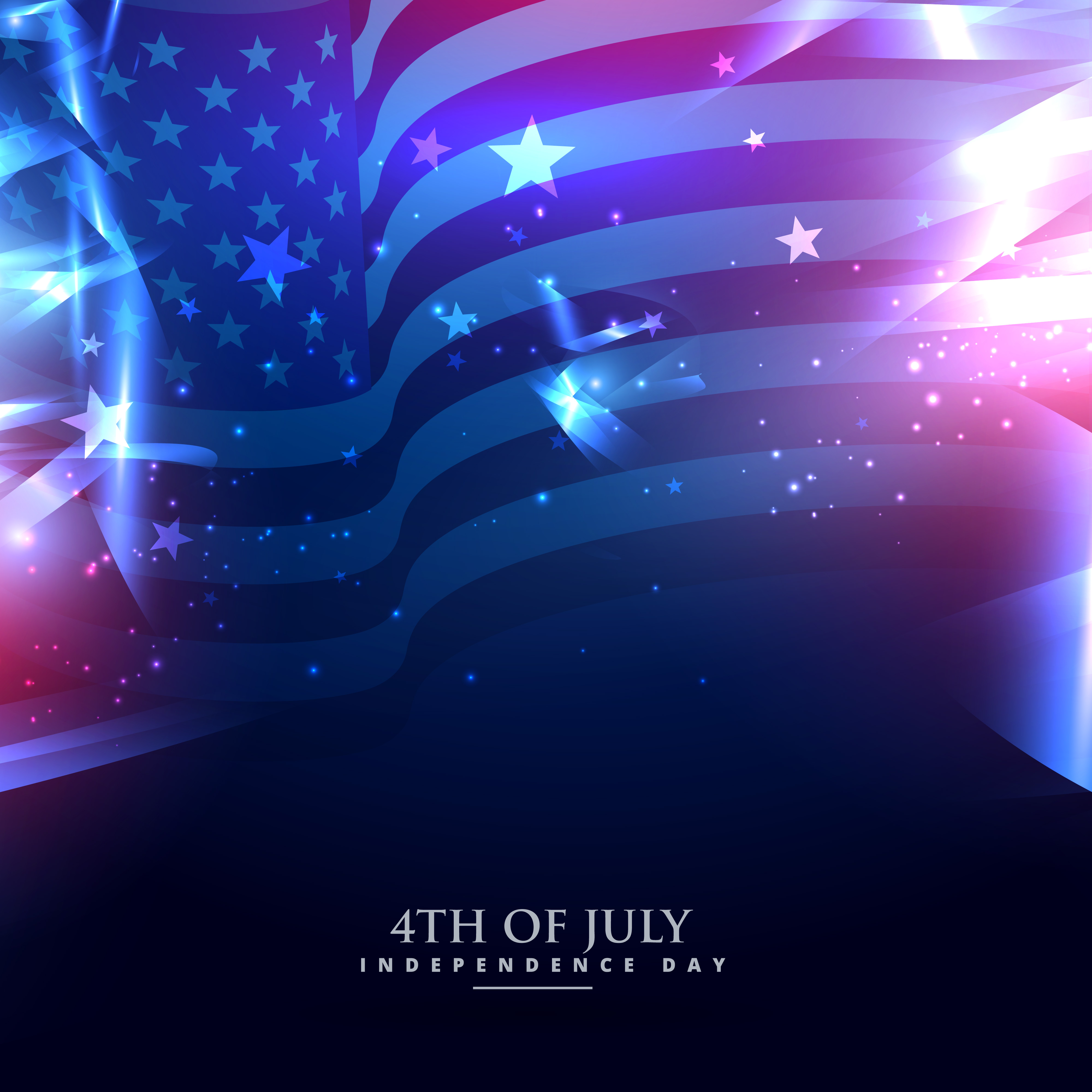 American Flag In Abstract Background Download Free Vector Art Stock