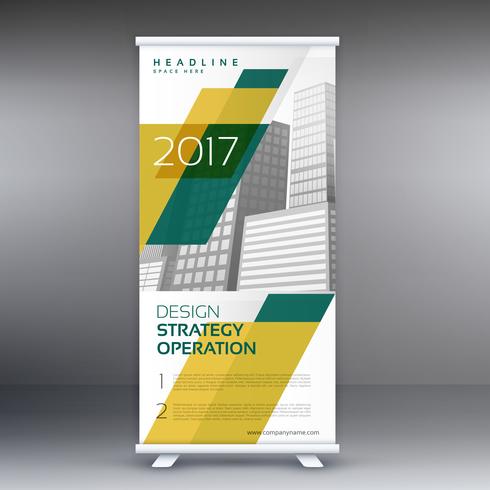 corporate business roll up banner design for presentation