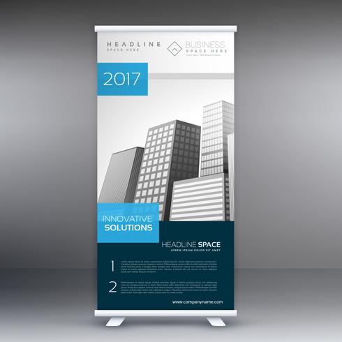 amazing roll up stand with business presentation details