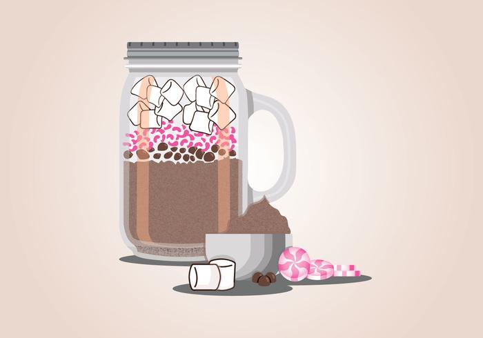 Hot Chocolate Mix Vector