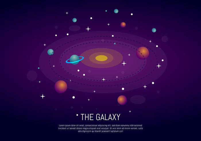 The Galaxy Ultra Violet Background vector