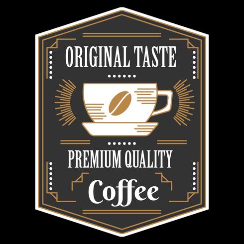 Coffee Badge Vector