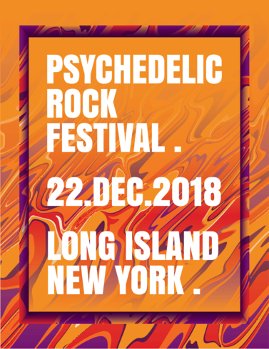 Psychedelic Rock Festival Poster vector