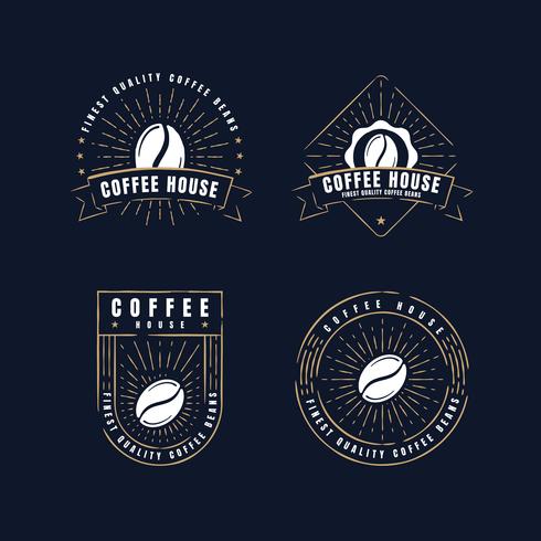 Retro Coffee Label Badge Collections - Download Free Vector Art, Stock Graphics & Images