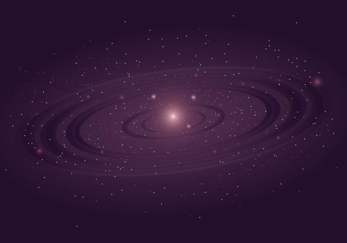 Ultra violet galactic background vector