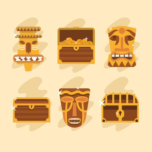 Iconos de El Dorado vector