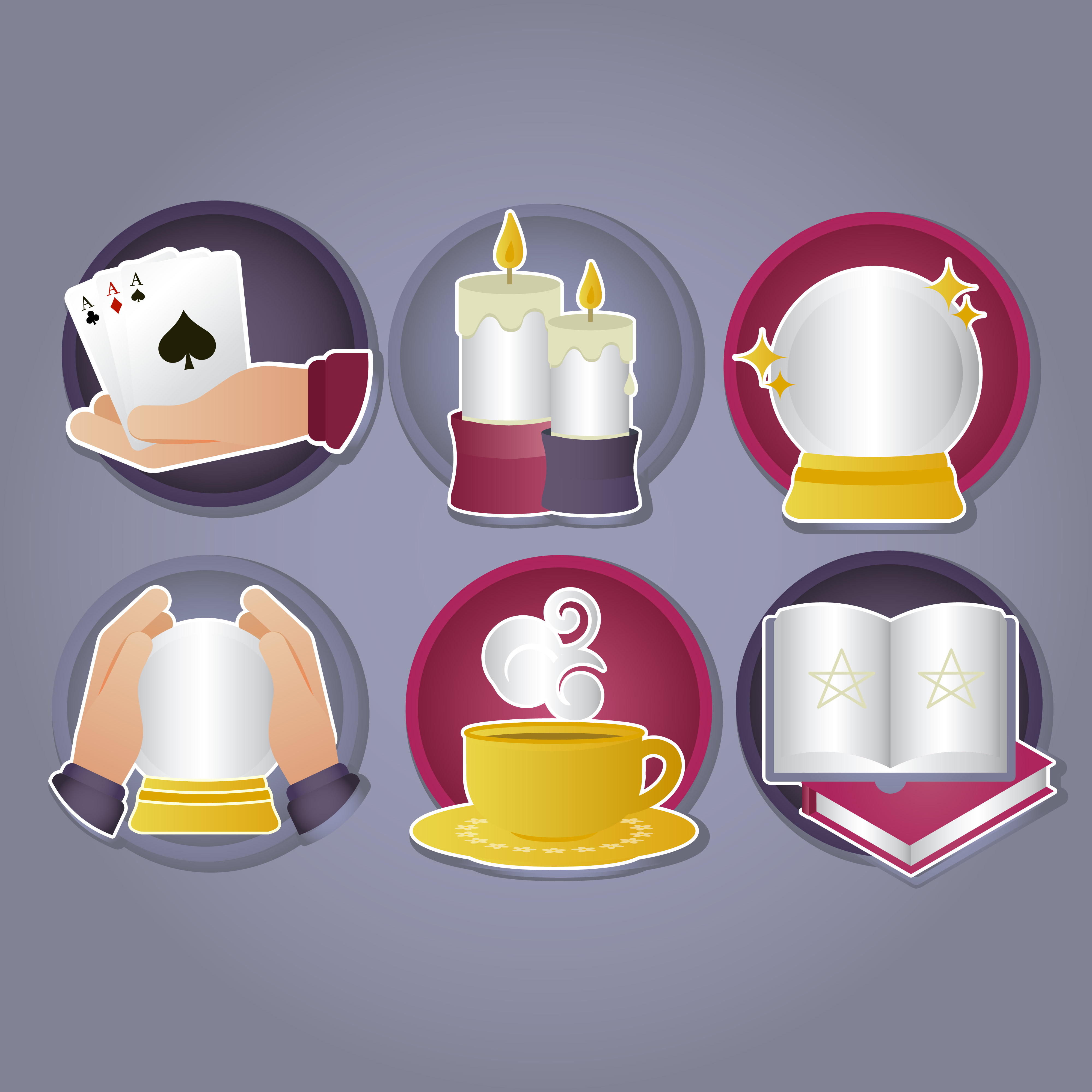 Vector Fortune Teller Elements 186986 Vector Art at Vecteezy