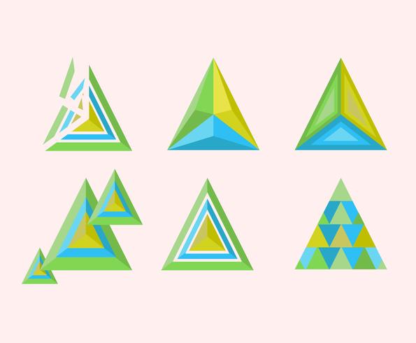 Prism Shapes Vector