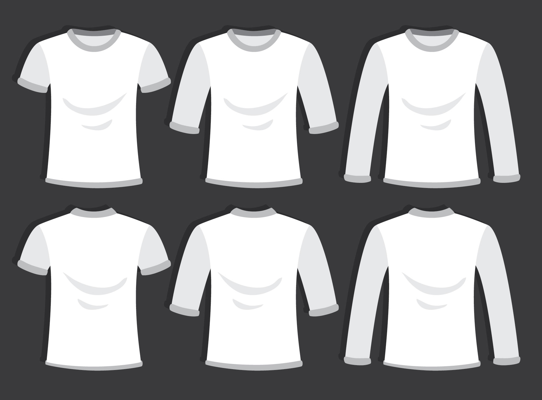 Vector T Shirt Template