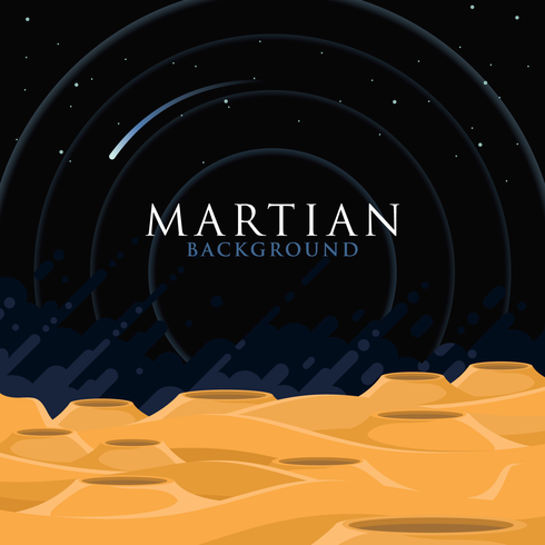 Martian Background vector