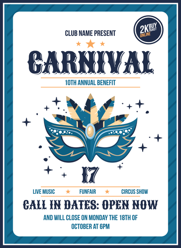 Carnival Poster vector