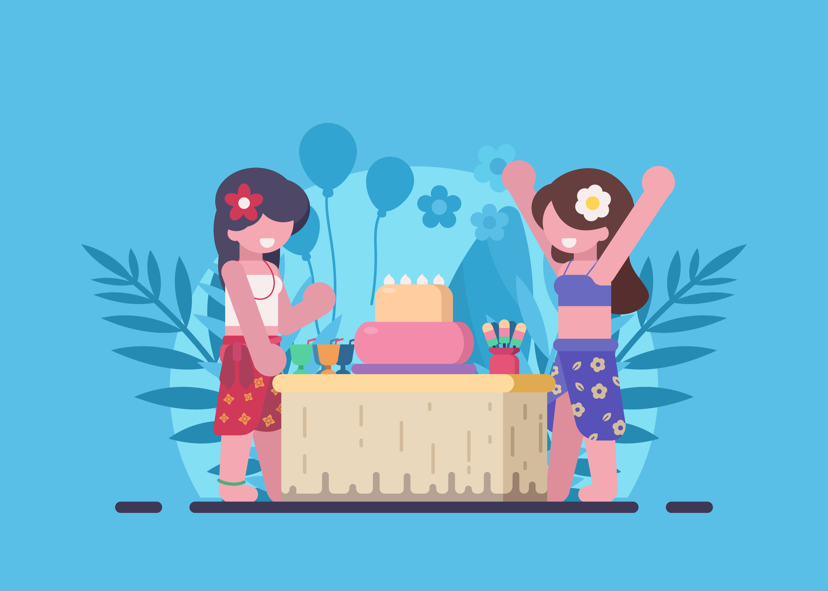 Luau Free Vector Art 473 Free Downloads 