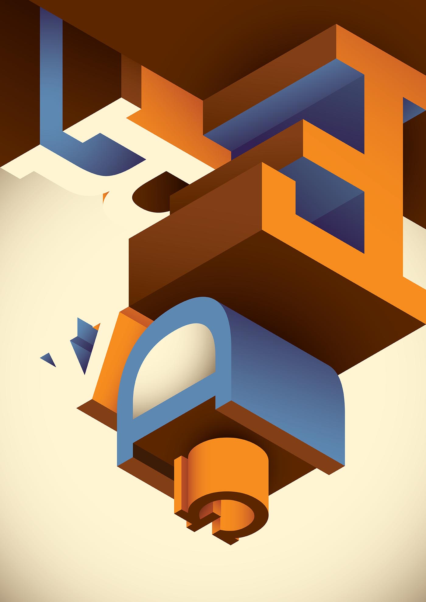 Isometric typography 187322 Vector Art at Vecteezy