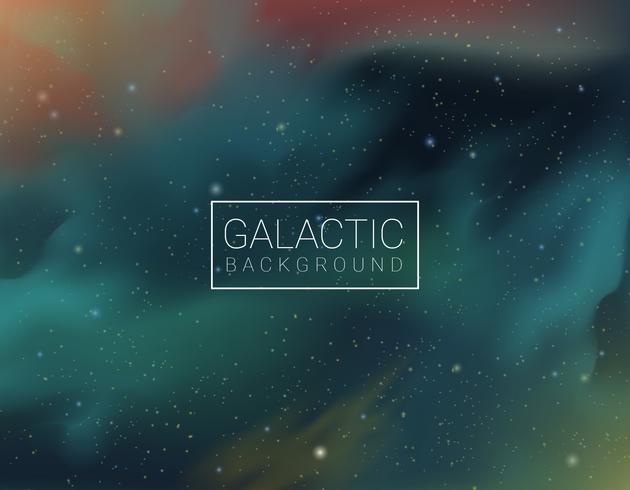 Ultra Violet Galactic Vector Background 