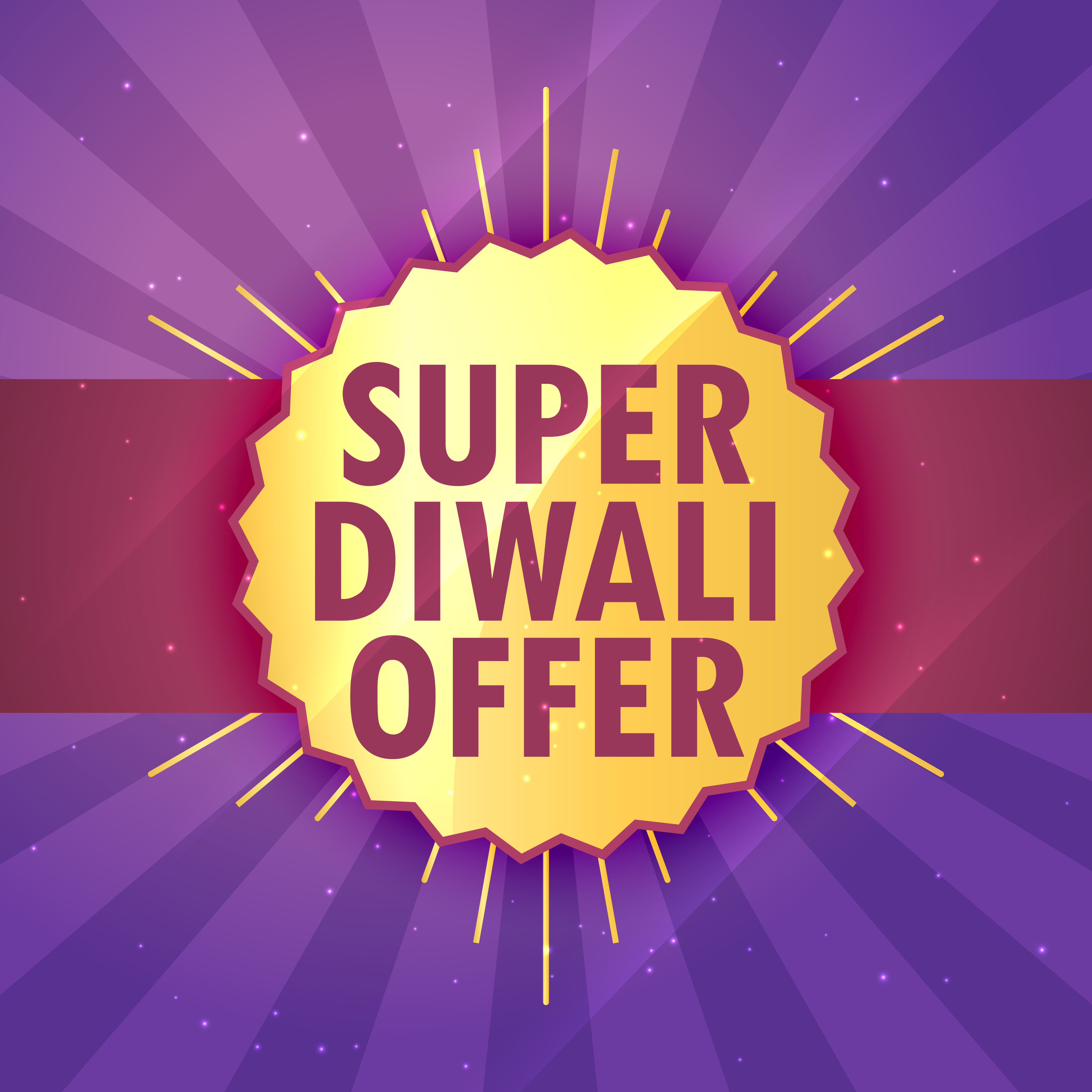 Diwali Sale Offer Flyer Or Banner. Stock Illustration 
