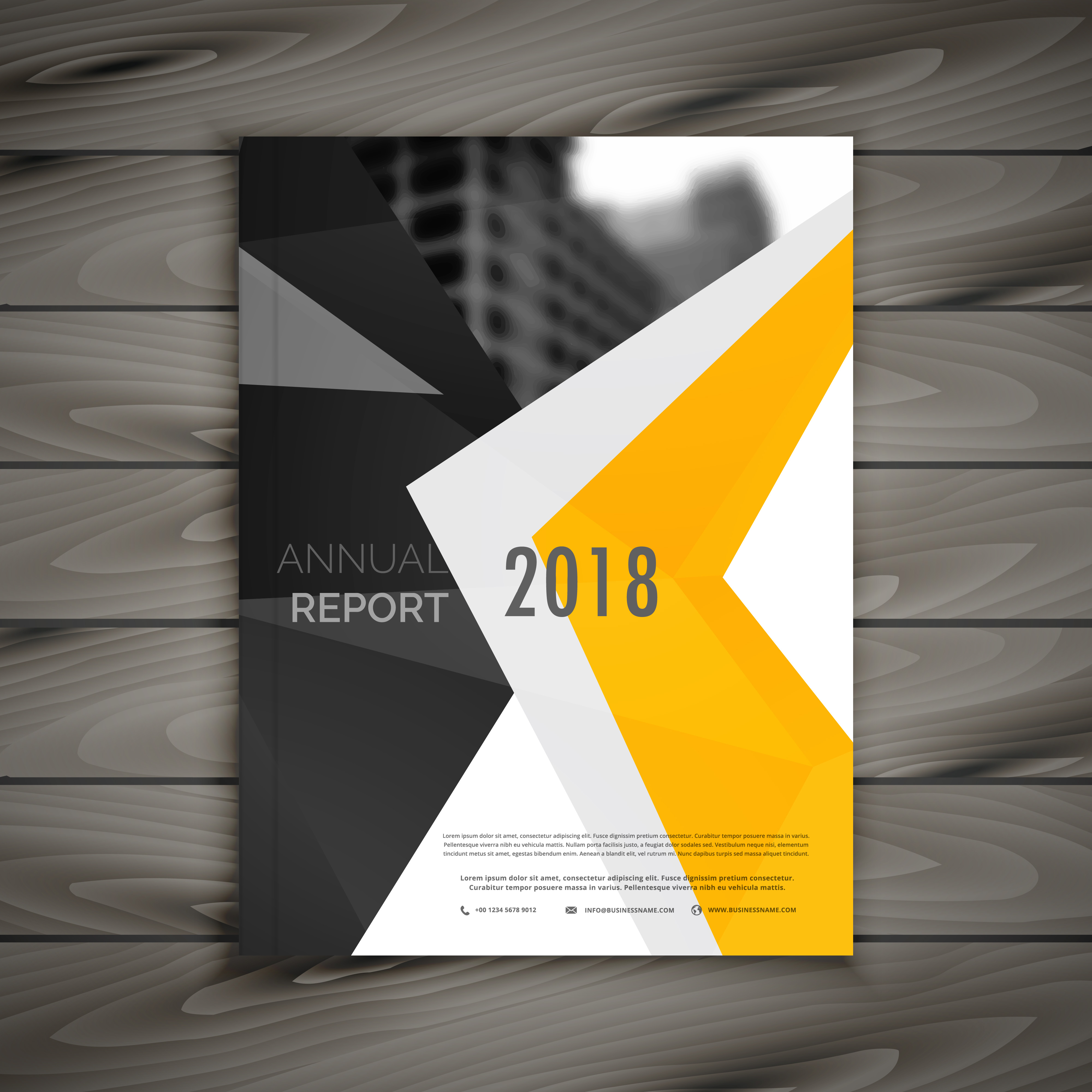 abstract business brochure template, annual report cover ...