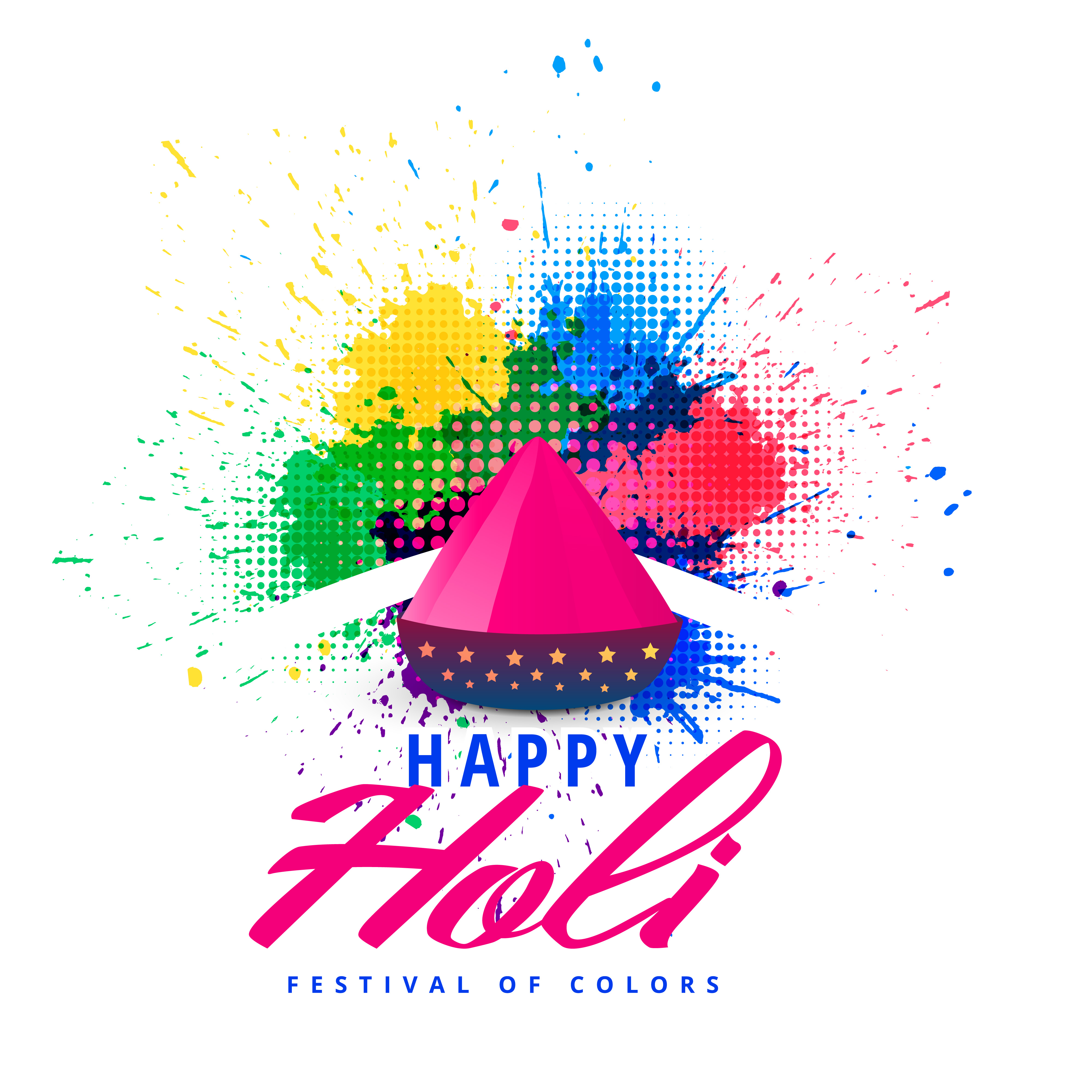 happy holi abstract colorful splash background Download Free Vector Art, Stock Graphics & Images