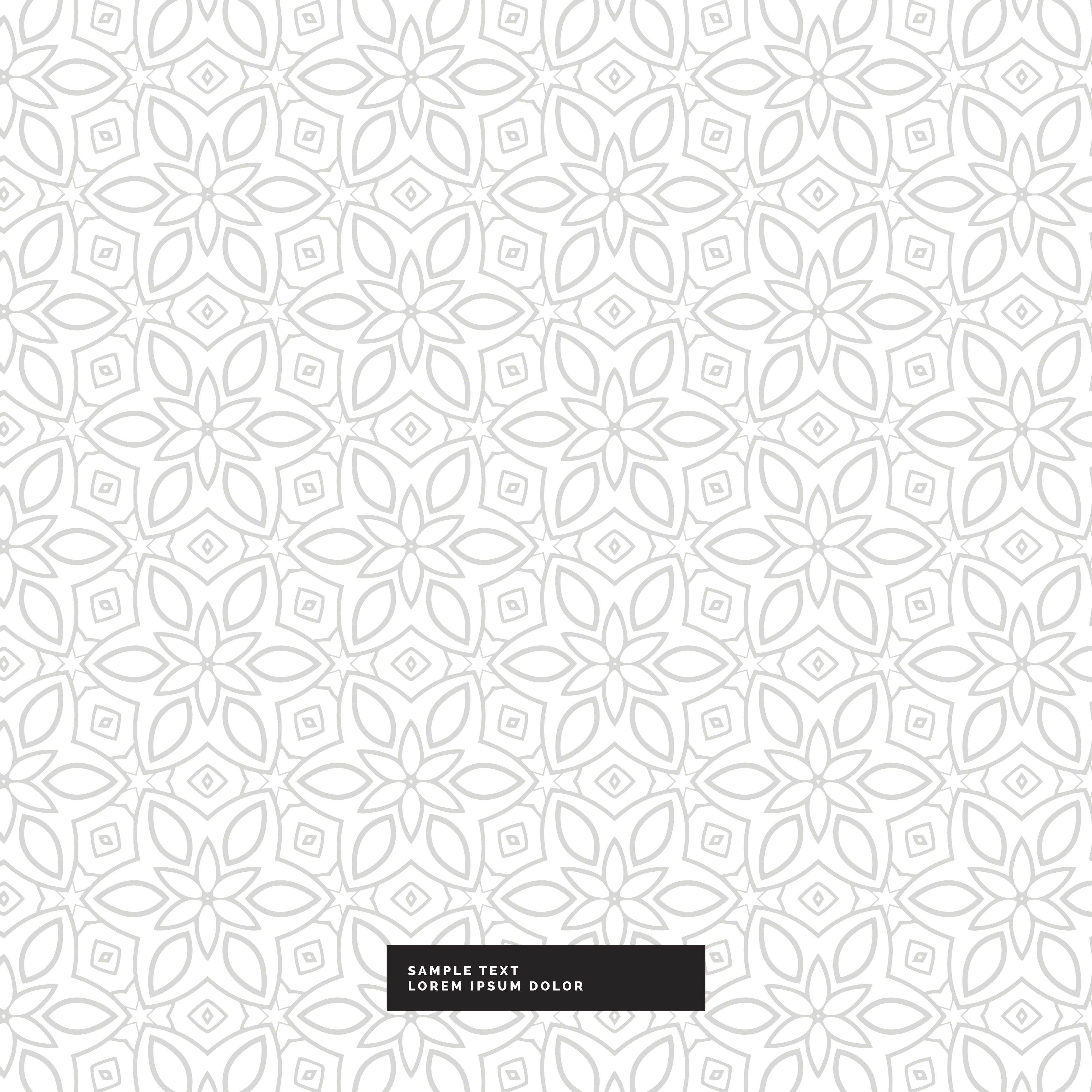 abstract flower pattern background - Download Free Vector ...