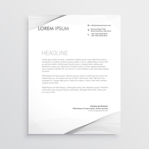 elegant letterhead design