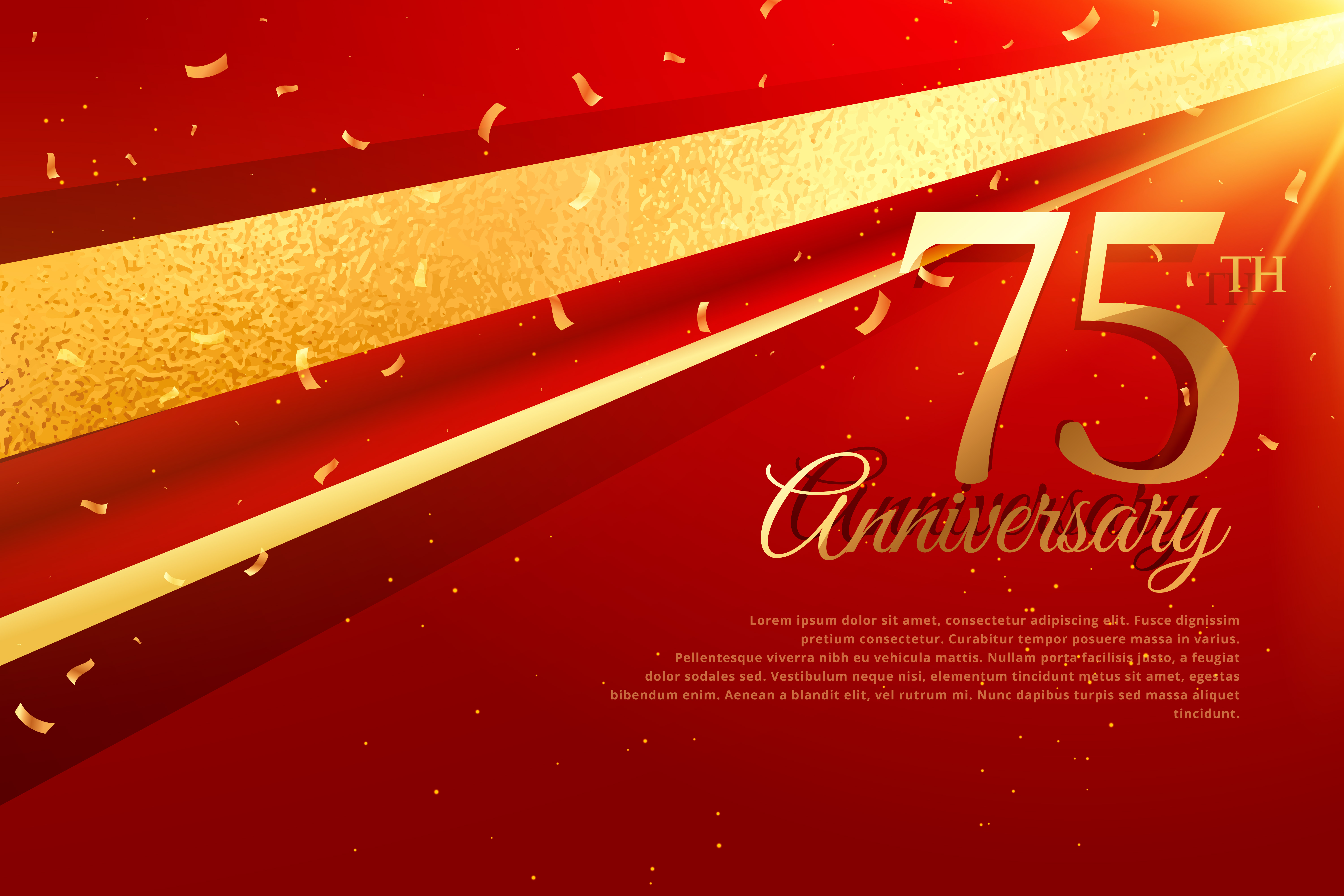 75th Anniversary Symbol