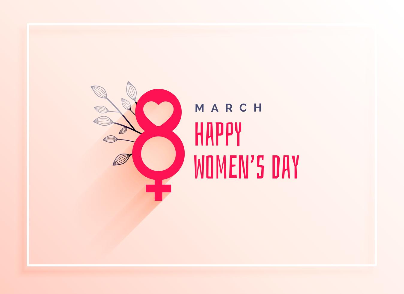 8th march, international women's day celebration background Download