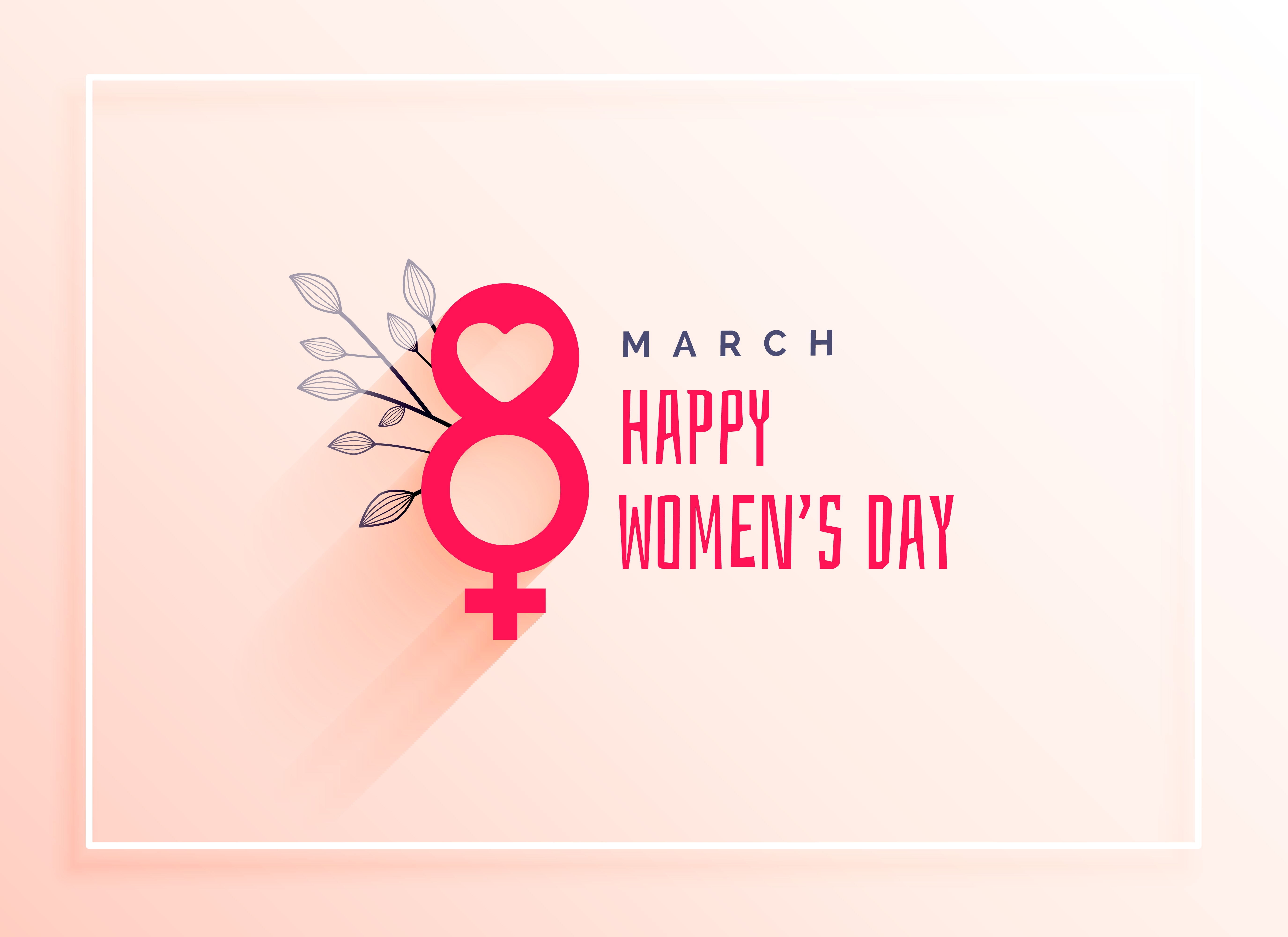 8th march, international women's day celebration background Download