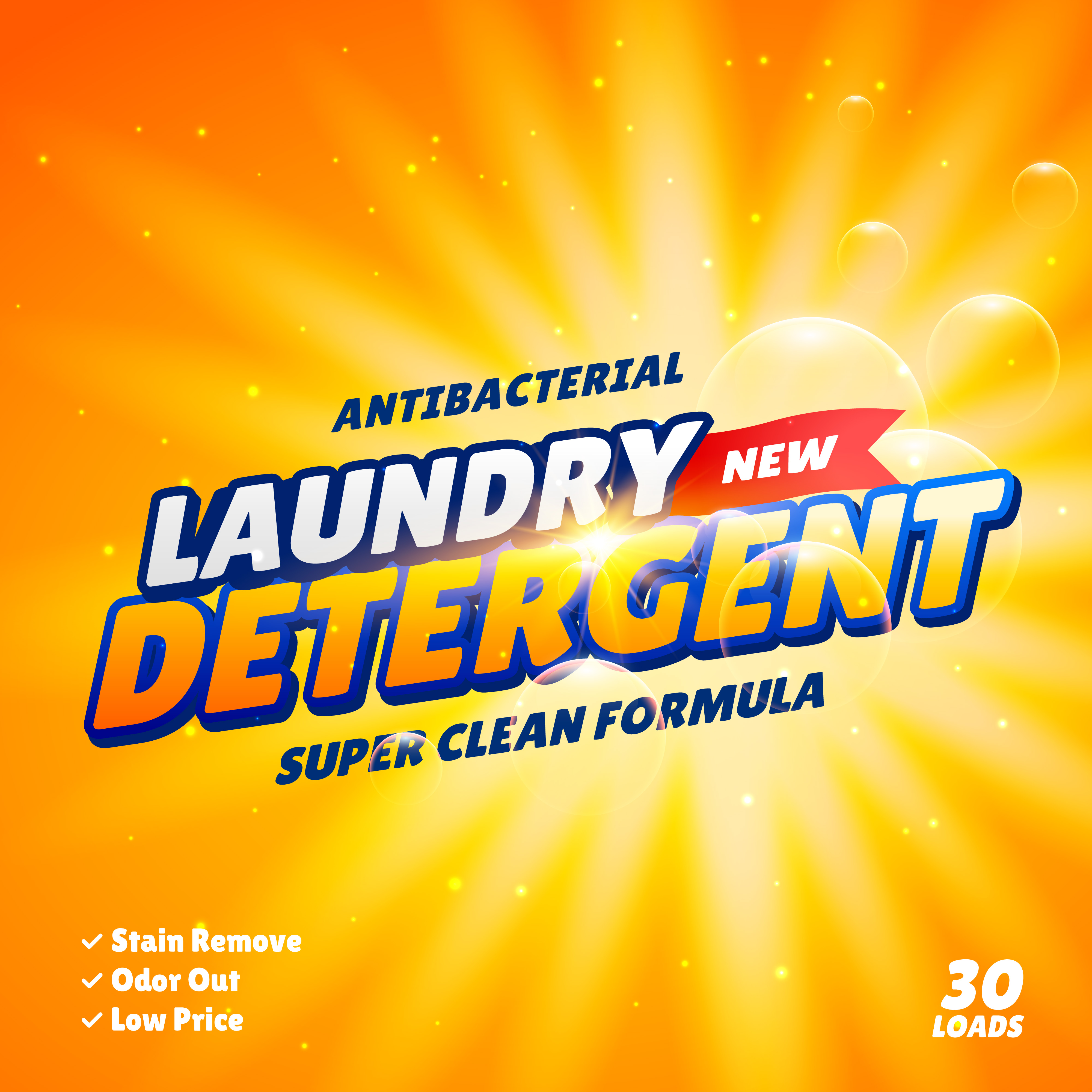 Download laundry detergent product package design template ...