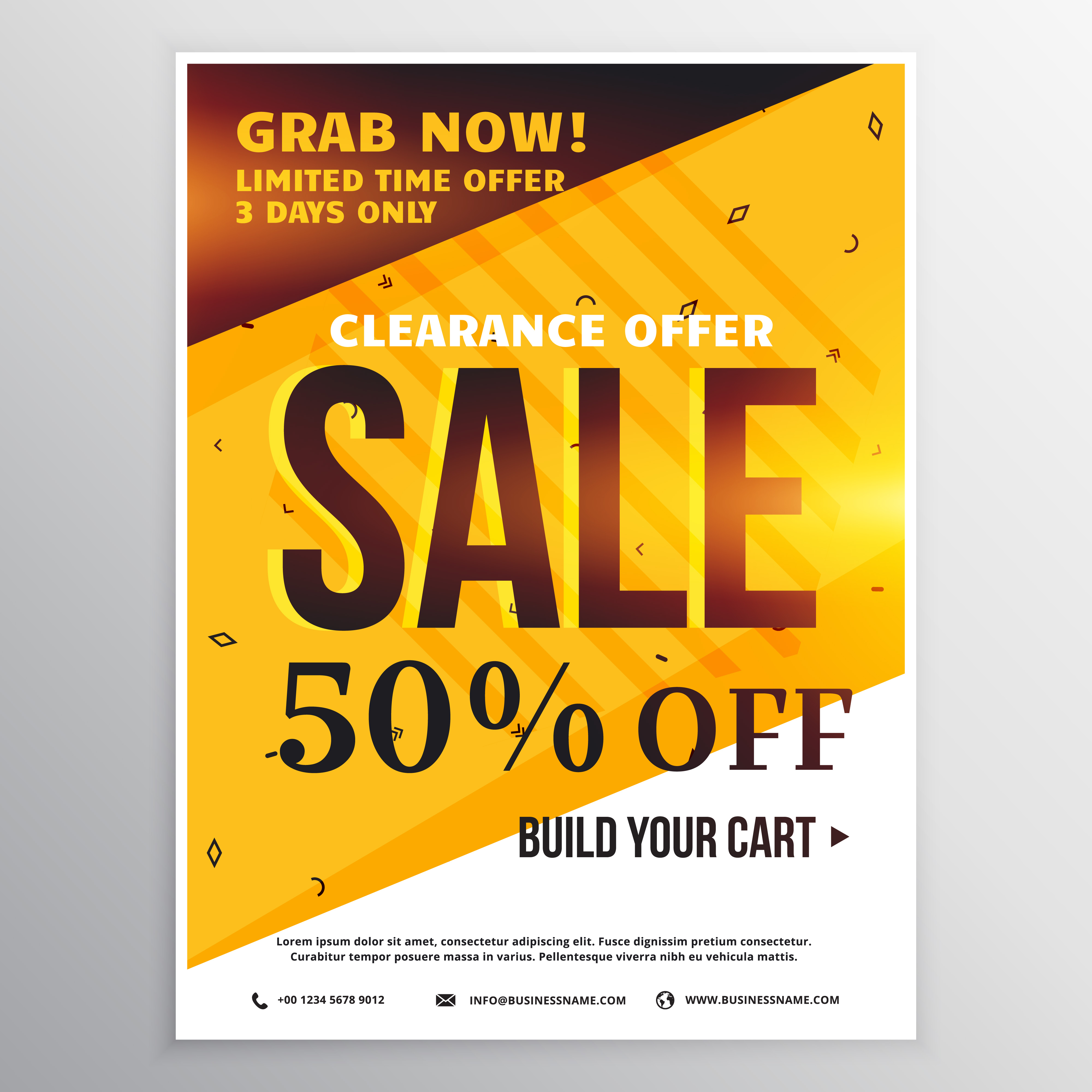 For Sale Poster Template