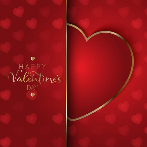 Valentine S Day Heart Background Vector Art At Vecteezy