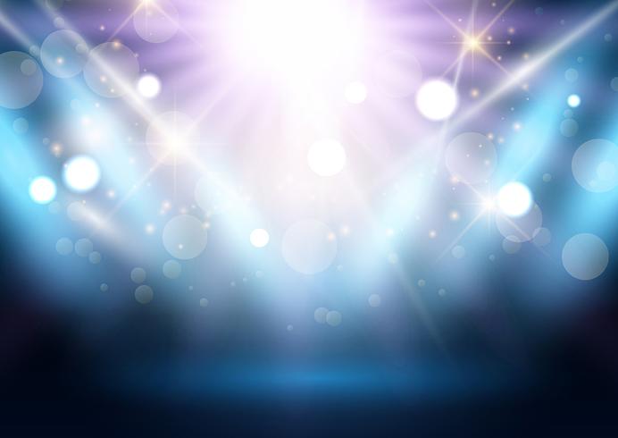 Spotlight display background  vector