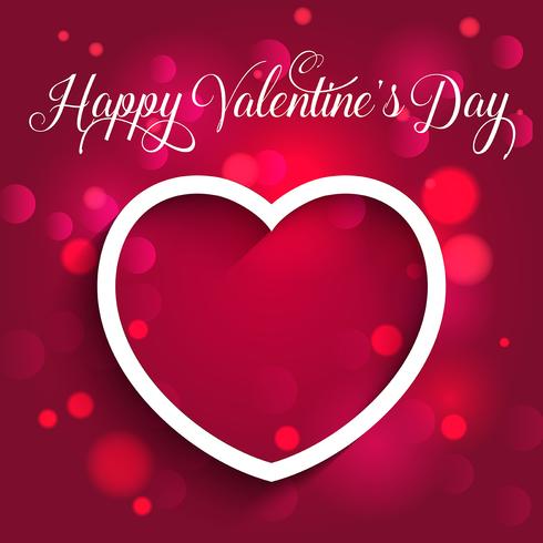 Decorative's Valentine's Day heart background vector