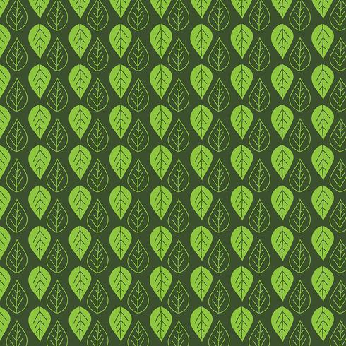 Leaf pattern background  vector