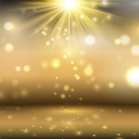 Golden display background  vector