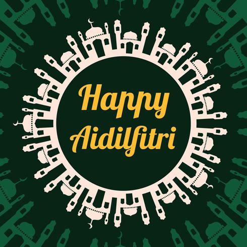 Aidilfitri Background vector