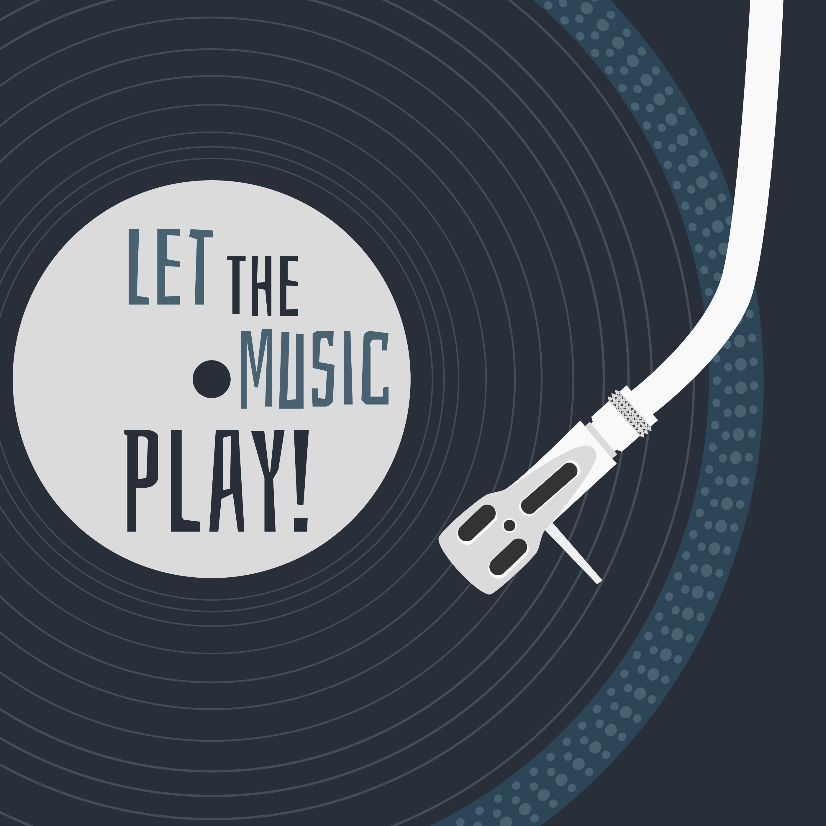 Let The Music Play Vector Pro Vector